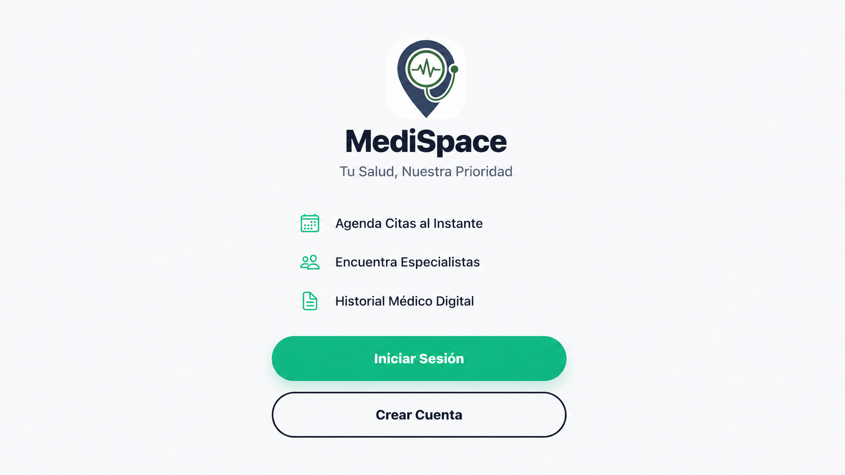 Vista del proyecto Medispace